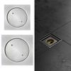 Stainless Steel Shower Floor Drain with Cleaning Port Drainage Port  Ground Drainage