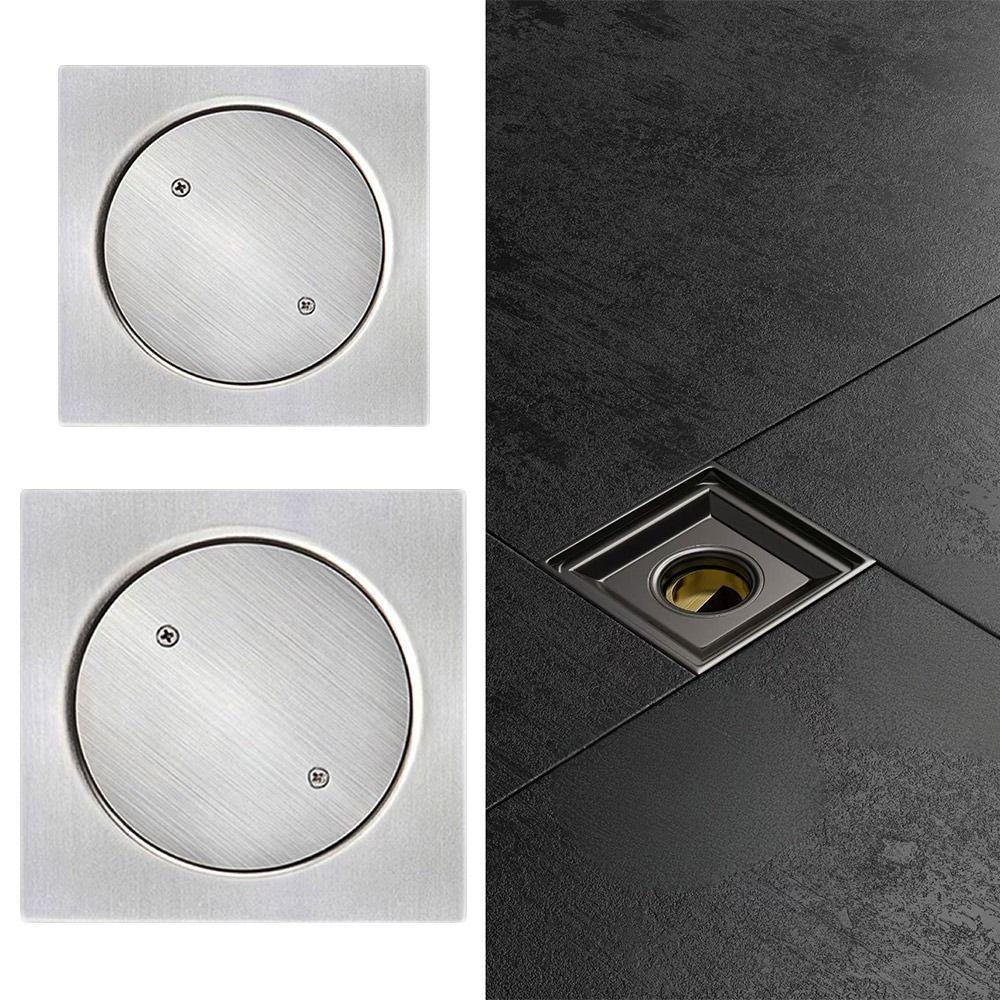 Stainless Steel Shower Floor Drain with Cleaning Port Drainage Port  Ground Drainage