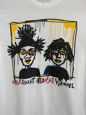 Арт Футболка JeanMichel Basquiat с коротким рукавом Белого цвета Размеры от S до 5XL Унисекс