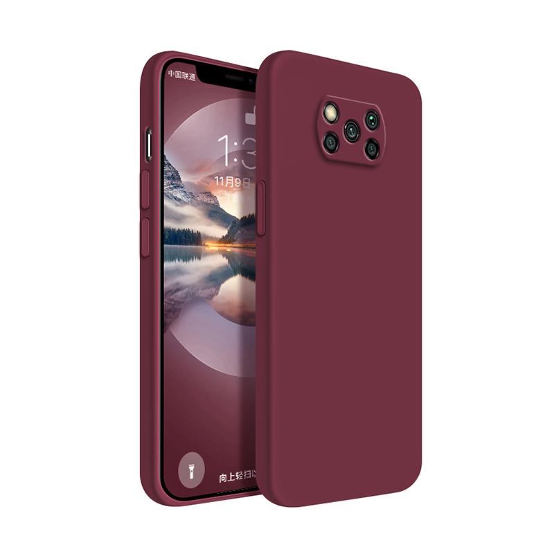 Оригинальный чехол для Xiaomi POCO X3 Pro NFC X4 GT Camera Protect Square Liquid Silicone X3Pro X4GT 5G Soft Luxury Thin Cover Fundas