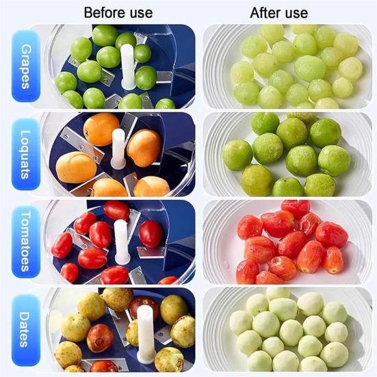 Electric Grape Peeler Machine 50W Brushless Motor Automatic Garlic Peeler Rechargeable Commercial Smart Fruit Peeler for Grapes Cherry Tomatoes