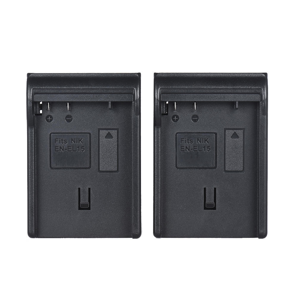 Andoer Двухканальное зарядное устройство для цифровой фотокамеры EN-EL15 со сменным ЖК-дисплеем для Nikon