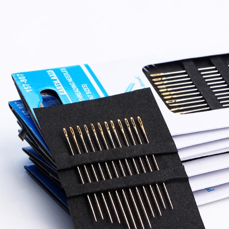 Side Opening Blind Needle Popular 12PCS/Lot Hot Sale Darning High Quality Needles Sewing DIY Multi-size Sewing Needle Jewelry Accessory