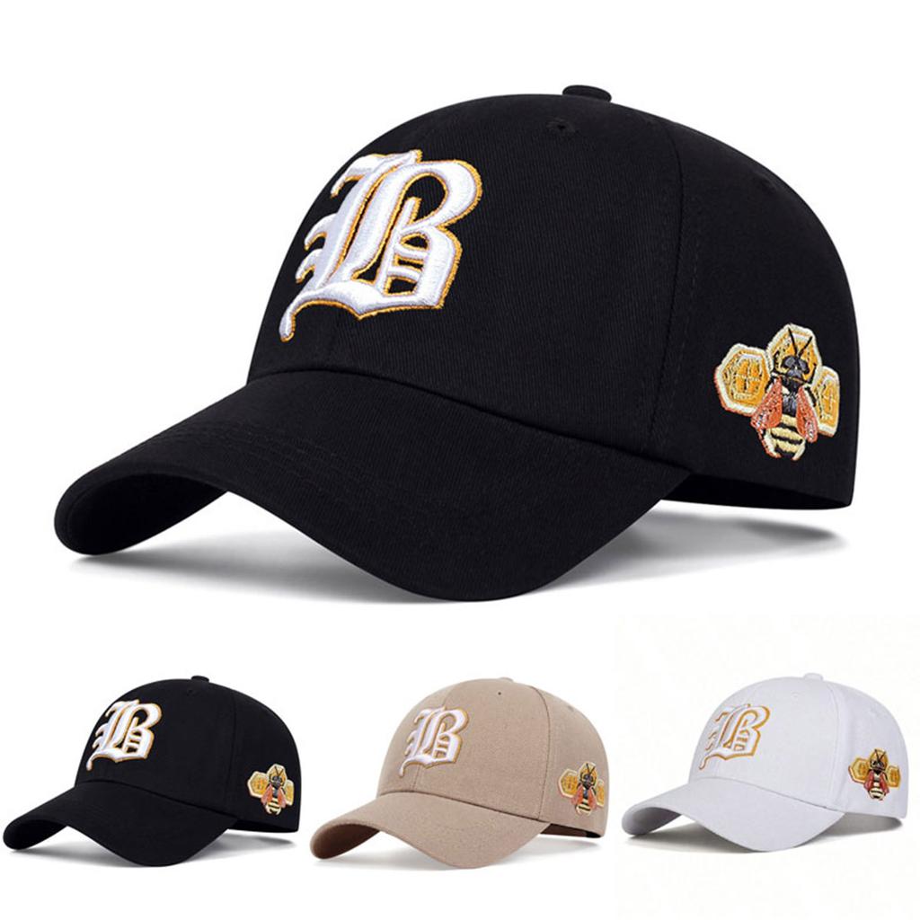 Бейсболка с вышитой буквой B, хлопковая кепка Snapback, солнцезащитные шляпы, весенне-летняя кепка для папы, кепки в стиле хип-хоп для мужчин и женщин