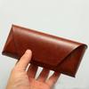 Leather Glasses Case Portable Men Women Sunglasses Myopia Presbyopia Storage Box Anti-Pressure Eyeglasses Case