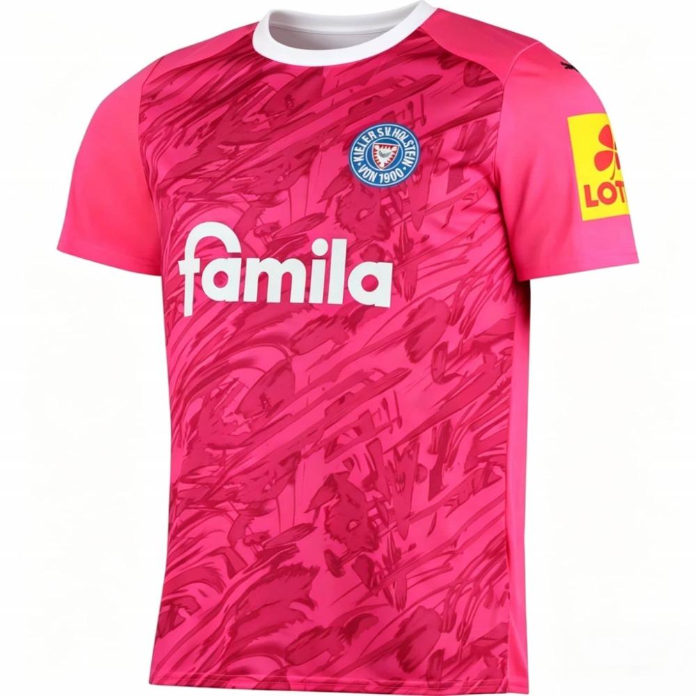 Футбольная футболка Holstein Kiel Мужская с коротким рукавом Быстросохнущая Дышащая Футбол