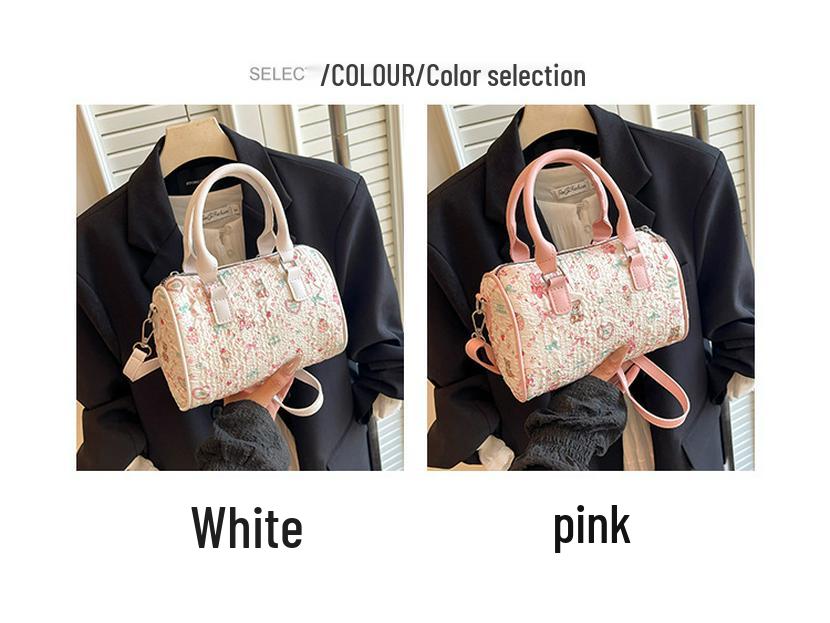 Трендовая нишевая женская сумка 2025: Милая, стильная сумка-подушка на плечо и через плечо в бостонском стиле