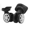 1 Pair 360 Degree Rotation Luggage Wheel Spare Part Low Noise Easy to Install Trunk Wheels Universal Suitcase Castor