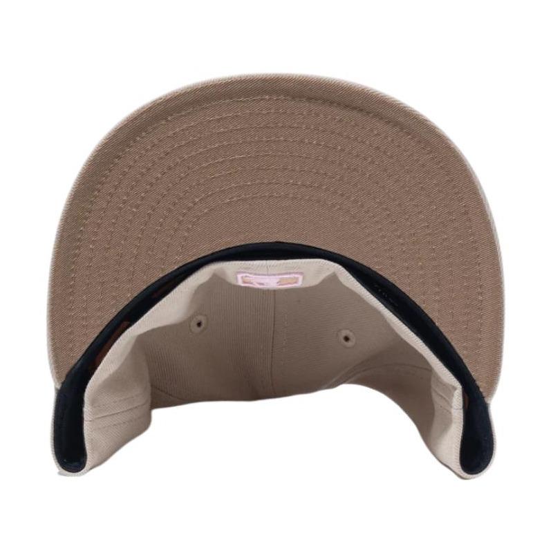 New Era 59FIFTY series spring breeze Los Angeles Dodgers polyester fiber baseball cap men and women same style couple model Beige Asian Version 8