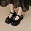 Ретро маленькие ароматные ветряные маленькие кожаные туфли женские летние 2025 новые модные простые корейские туфли простые темпераментные туфли Мэри Джейн