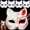 White DIY Hand-Painted Mask Handmade Blank Mask Craft Masquerade Mask  Prop
