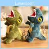 Adorable Cartoon Dinosaur Plush Keychain Soft Stuffed Toy Tyrannosaurus Rex Key Holder