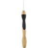 Glow Crochet Hook Set, 9 Sizes with Case, LED Crochet Hooks Rechargeable via USB, with Replaceable Hook Heads 2.5mm to 6.5mm (Natural Color)
