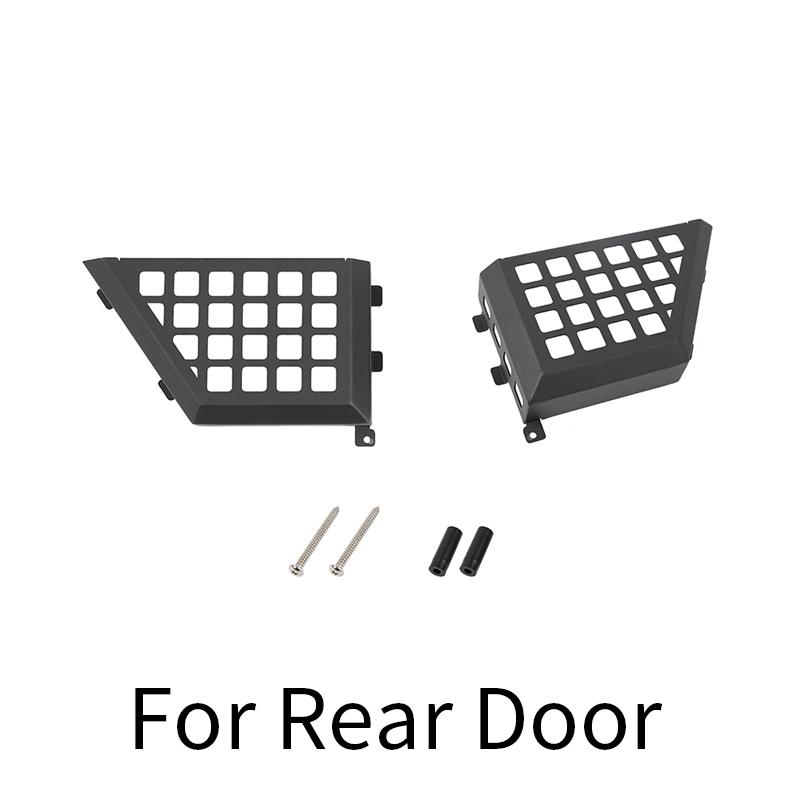 TESIN Metal Car Front Rear Door Storage Box Door Side Insert Organizer Box Pockets for Jeep Wrangler JK 2/4 Door 2011-2017