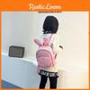 Cute Sequined Rabbit Ear Backpack Pu Material Suitable For Childrens Daily Life