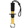Fish Lip Gripper Stainless Steel Fish Grip Holder Fishing Tool with Wrist Strap Fishing Gear