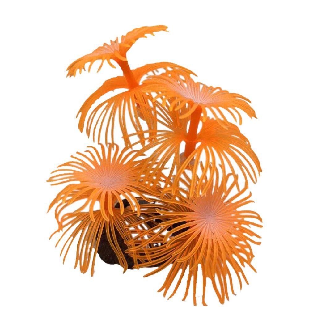 Имитация поддельных подводных кораллов Мягкая имитация силиконовых кораллов Аквариум с водой Трава Пейзаж