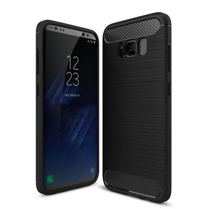 Protective Case - Samsung - Galaxy S8 - Silicone TPU - Anti-scratch - Black
