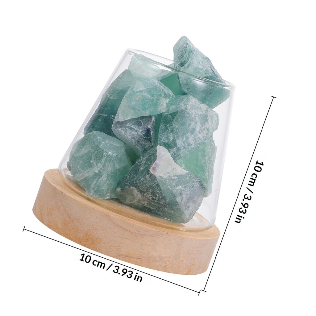 Аромалампа для дома, кристальный камень, аромаобогреватель с теплым светом для релаксации, спальни, ванной комнаты, кабинета, диффузор эфирных масел