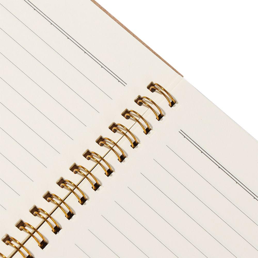 Portable Diarybook Writing Pads Retro Car Line Coil Notebooks B5 16K Workbooks Kraft Paper Notebook