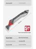 Delixi Multifunctional Caulking Tool: Glue Scraper, Smoothing Blade, Beauty Seam Tool.