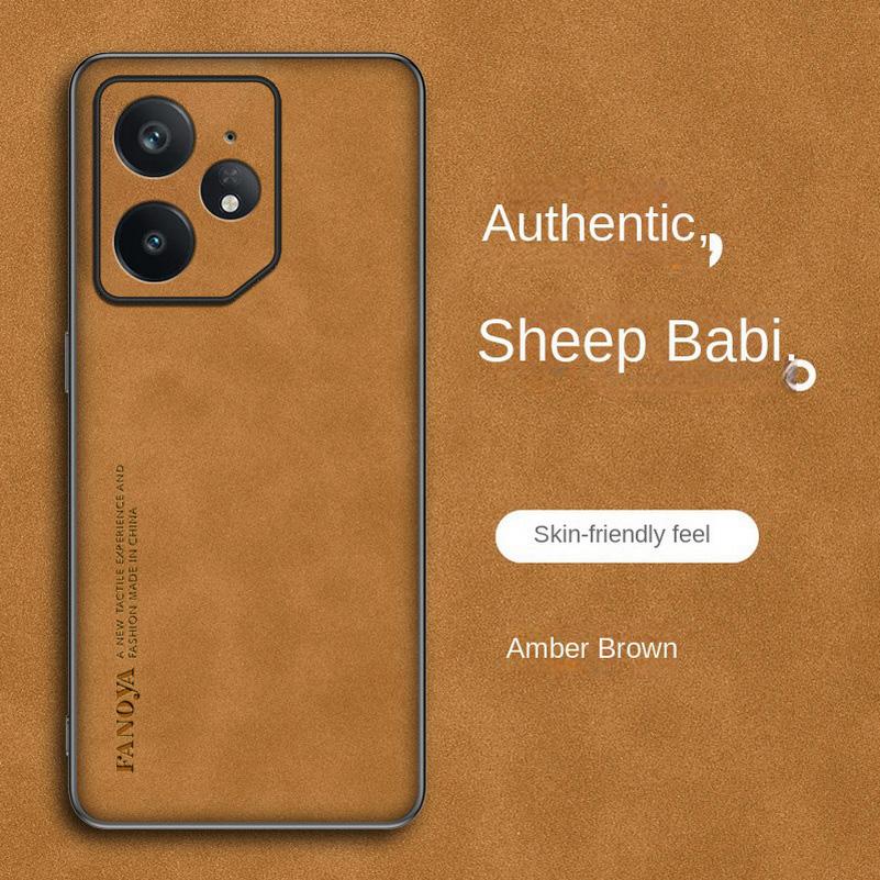 Простой кожаный удобный замшевый чехол для Realme GT Neo 7 6 6T 5 3 3T GT 7 Pro 6 6T 5 Pro 3 Realme 13 Pro + 12 11 Pro + чехол