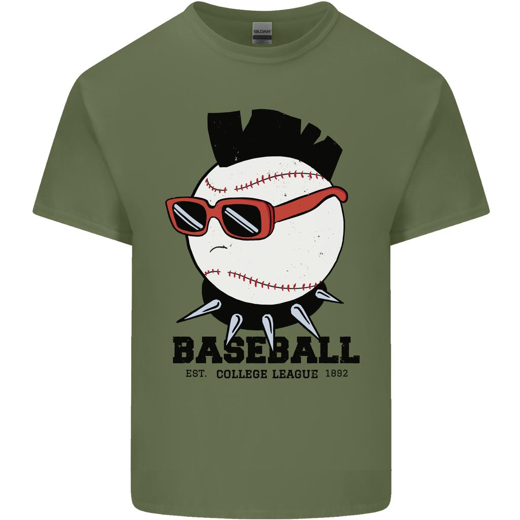 Baseball Punk Rocker Unisexs Light Cotton TShirt