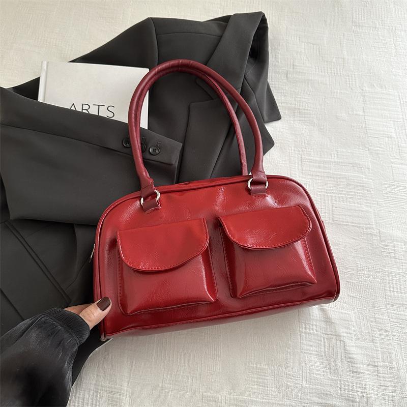 Повседневная женская сумка-сумка для commuters 2 осенняя новая нишевая дизайнерская легкая роскошь на плечо подмышку маленькая квадратная сумка