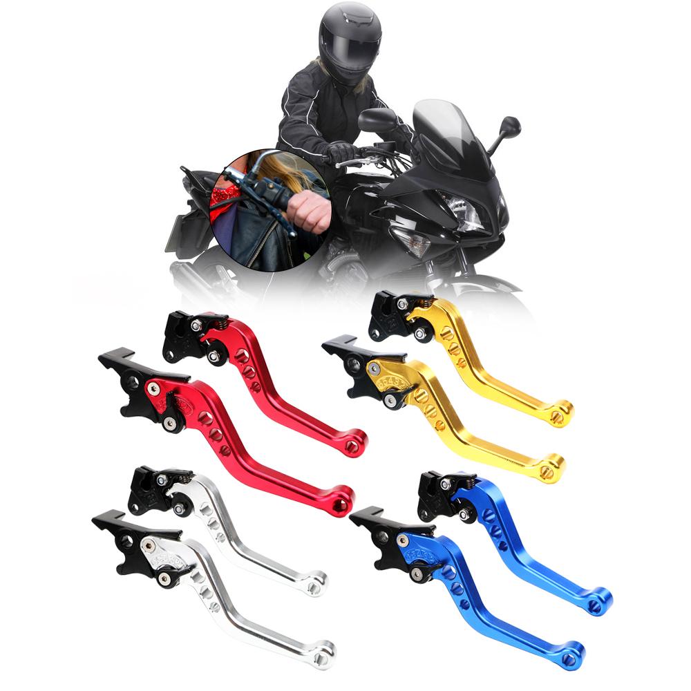Moto Accessories Universal Fit for Motorbike Modification 1 Pair Alloy Motorcycle Brake Handle CNC Motorcycle Clutch Drum Brake Lever Handle
