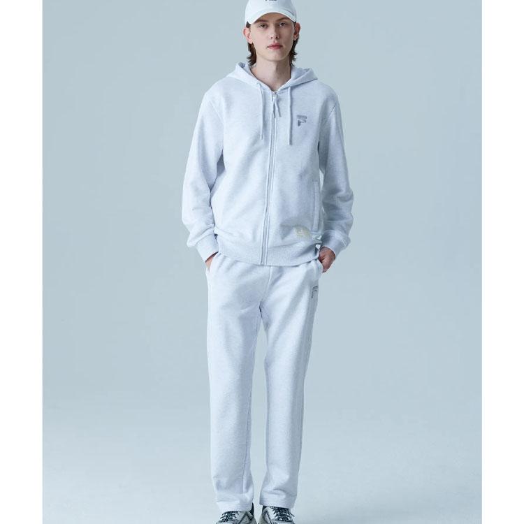 New FILA Knitted Sweatpants Unisex White FS2FPF3101X-WTM