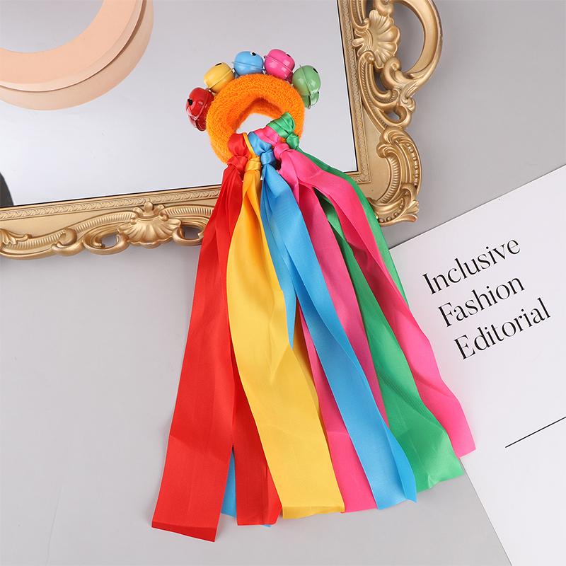 1 шт. Детская лента на запястье, командный спортивный помпон, чирлидинг, большой помпон, клубный танцевальный реквизит, эластичный браслет с эластичной веревкой