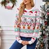 Women's Fashion Sweet Knitted Sweater Pullover Long Sleeve Christmas Sweater