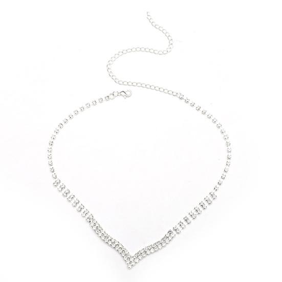 1 компл. женское ожерелье, серьги с кисточками и стразами, ювелирные изделия, изысканный элегантный комплект ювелирных изделий для повседневного ношения