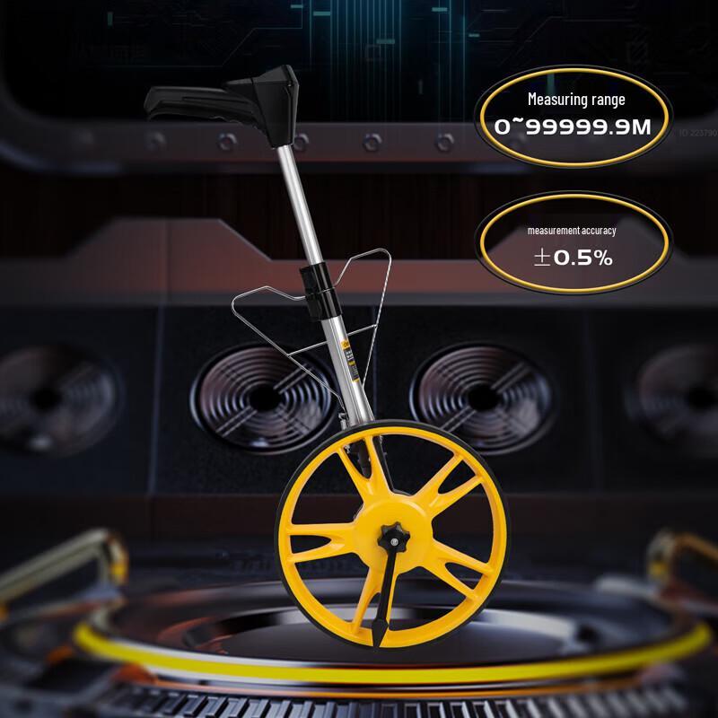 Deli Цифровое измерительное колесо с ручным толкателем DL330312S (Китайская версия)
