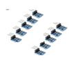 10pcs 5V To 3.3V DC-DC Step Down Power Supply Buck Module AMS1117 800MA Automatic Adjustable Boost Board Start Limit Voltage