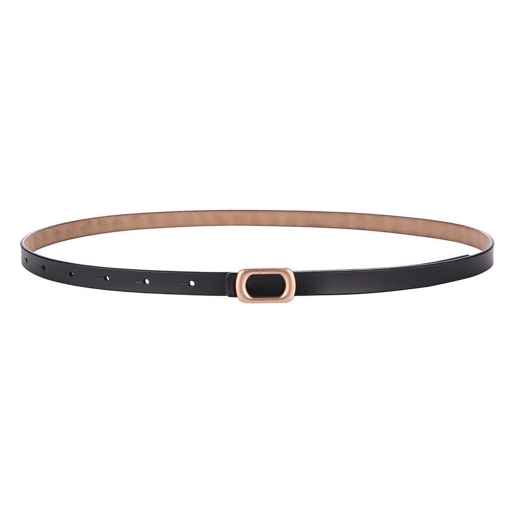 Slim Waist Belt For Women With Metal Snap Closure For Casual Wear