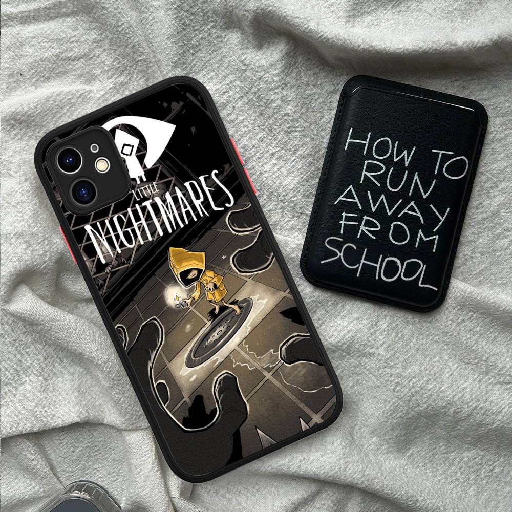 Популярная Хоррор Игра L-Little N-Nightmares Силиконовый Матовый Чехол для Телефона Для Iphone 13 14 15 16 Pro Max 11 12 X Xs Max Мягкая Крышка