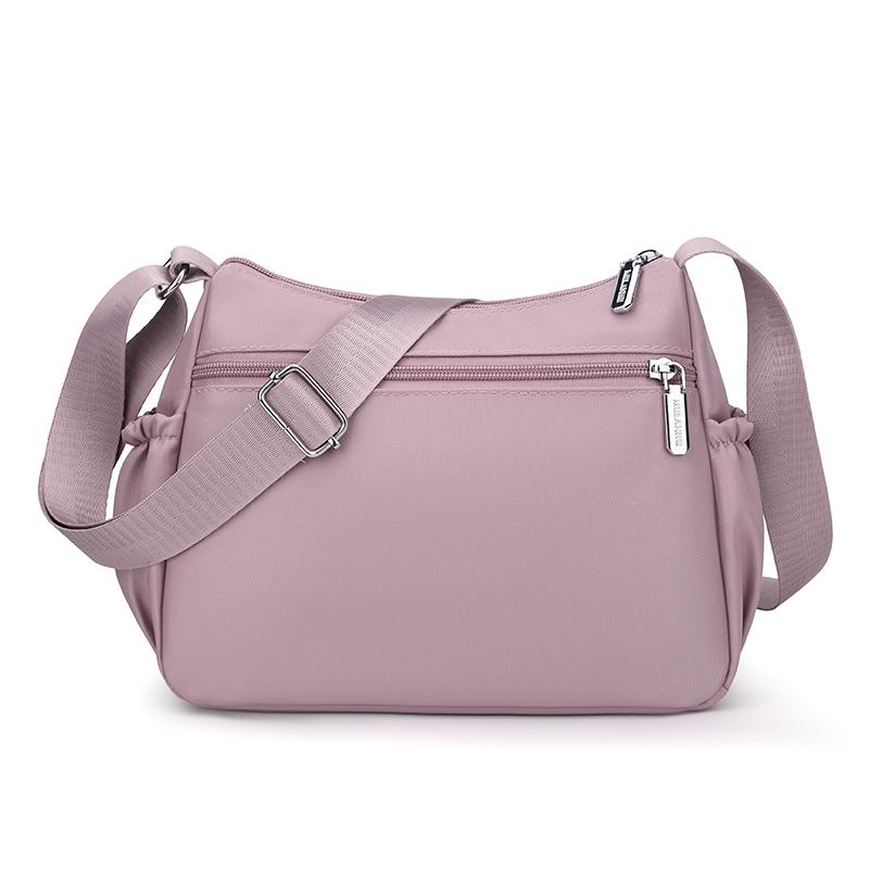 Маленькая квадратная сумка, женская сумка, многослойная, легкая, большая вместимость, сумка через плечо