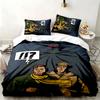 Blake and Mortimer 3pc set Perfect for bedroom use Comfortable bedding set includes a duvet cover and two pillowcases Ideal birthday or Christmas gift