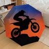1pc Motorcycle Sunset Themed High-quality Umbrella,Automatic Opening and Closing Umbrella,Multi-functional Umbrella G0811050