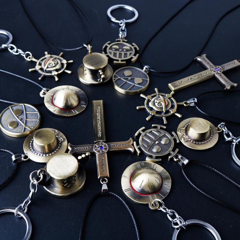 Ожерелье Ван Пис: Подвеска Чоппер, Эйс и Луффи Соломенная Шляпа - В наличии