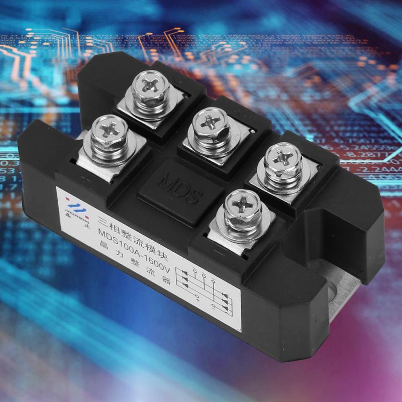 Mds-100A 1600V Terminals 3 Phase Full Diode Module Bridge Rectifier