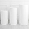 3 Pcs Party Cylinder Pedestal Stand Cover Plinth Pillar Decorative Sleeves Birthday Party Wedding Decor Dessert Base Wrap Cloth Party Planner