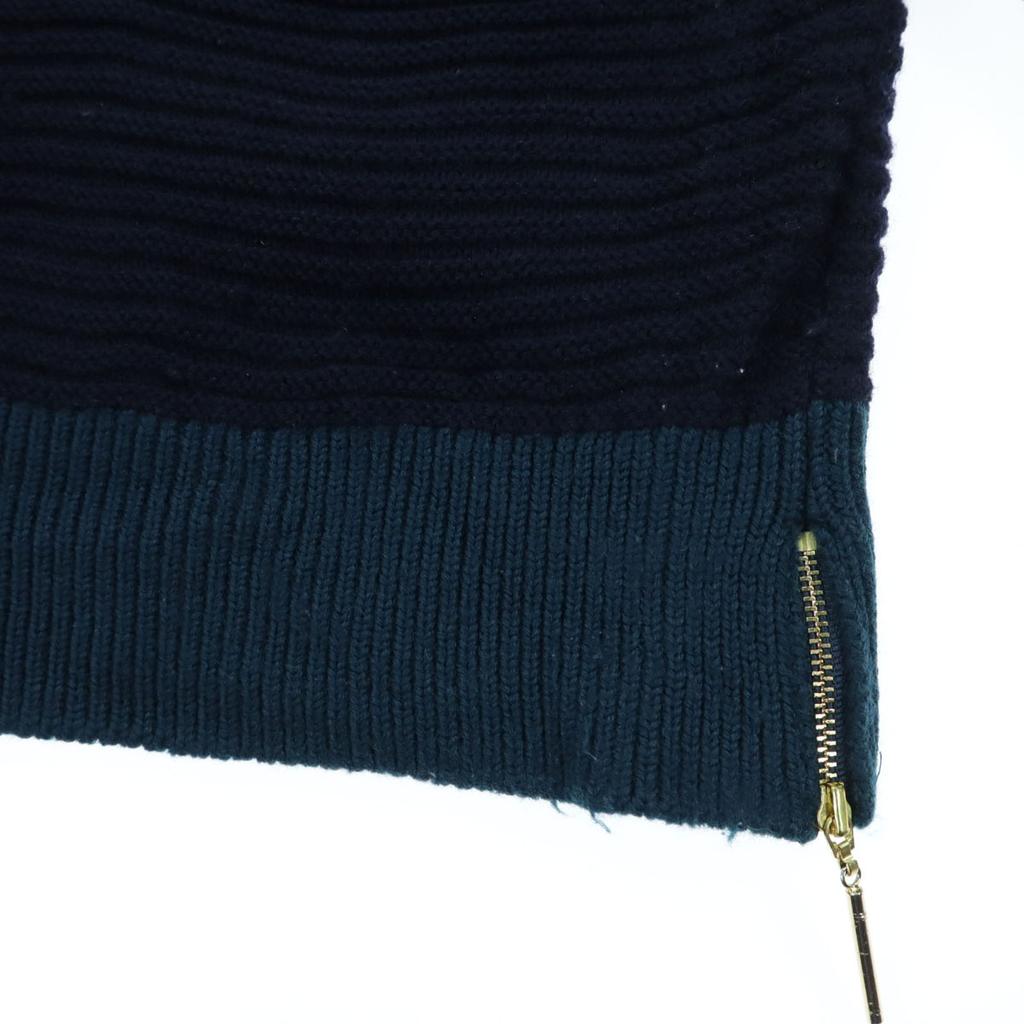 CULLNI сделано в Японии Свитер с длинным рукавом с узором в полоску 2 Темно-синий Женский Б/у