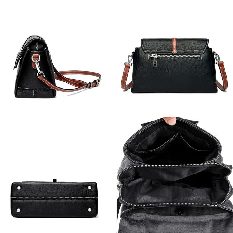 Ощущение кожи, мягкая натуральная кожа, женская сумка через плечо из 100% коровьей кожи, модная женская сумка через плечо 2023, женские качественные кошельки