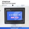 ZONESUN ZS-TB160POPB Print and Apply Label Applicator for Flat Surface Real-Time Label Printer