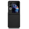 For ZTE Nubia Flip2 5G Case Carbon Fiber Texture Shockproof PU+PC Phone Cover