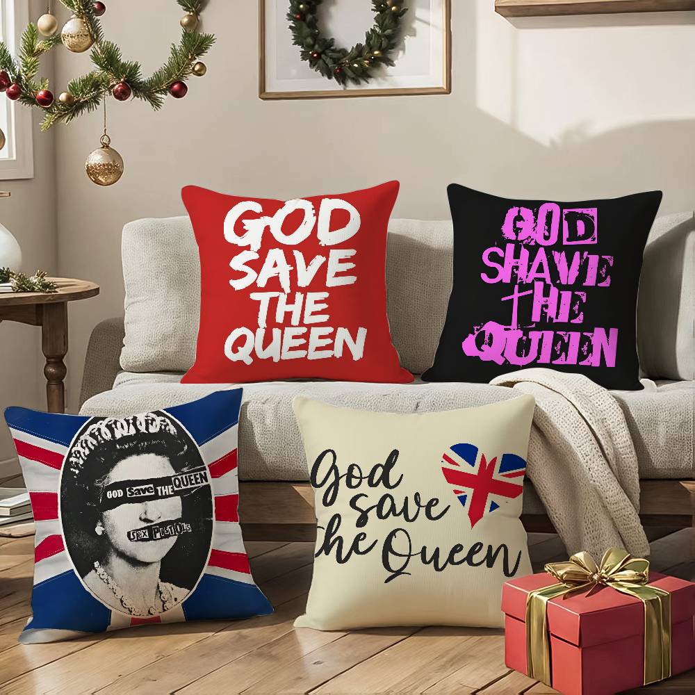 The Queen Fashionable And Luxurious Design Pillow Case Comfort Sofa Bed Silky elegant Invisible zipper Decorative cushion cover
