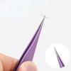 New Super Pointed Acne Clip Acne Needle Grafting Eyelash Clip Blackhead Clip Fake Eyelash Tweezers Feauty Tool  Lash Tweezers