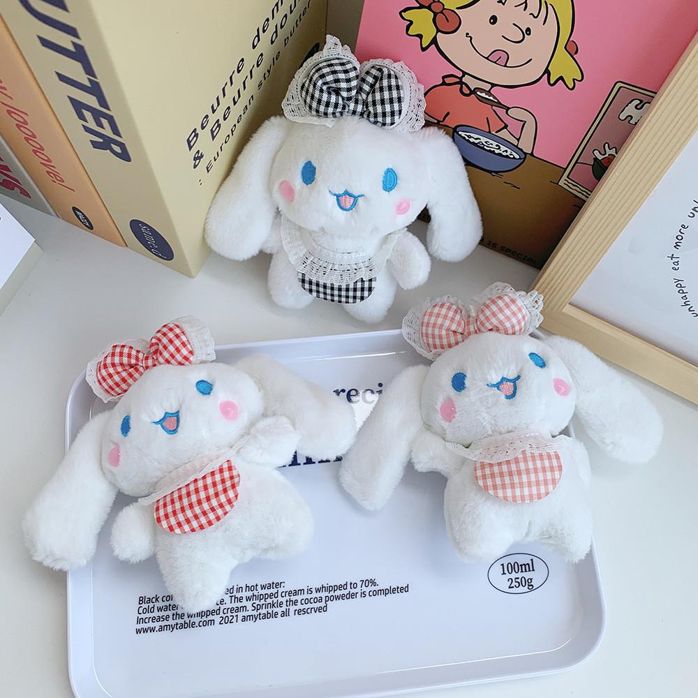 Очаровательный милый плюшевый брелок в виде собачки Корицы, мягкая кукла-кролик, шарм для сумки